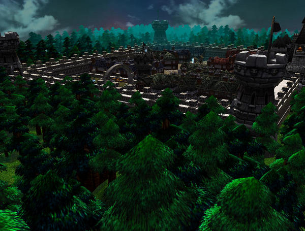 A fortress made completly of blizzard models. No imports were used at all in this terrain.
