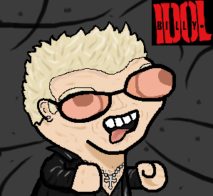 A fsjal of Billy Idol!