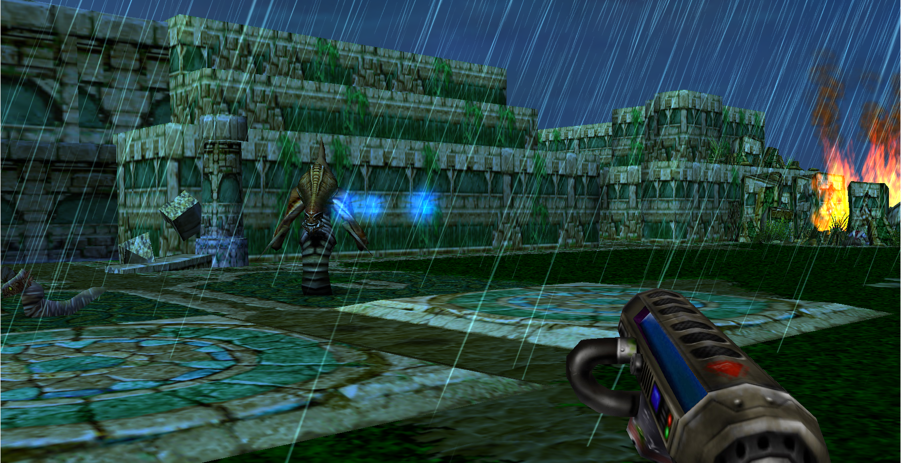 A little Unreal/Quake/DN(3d/F)/SeriSam/Halo/etc Inspired First Person WC3 Shooter Screenshot Mockup