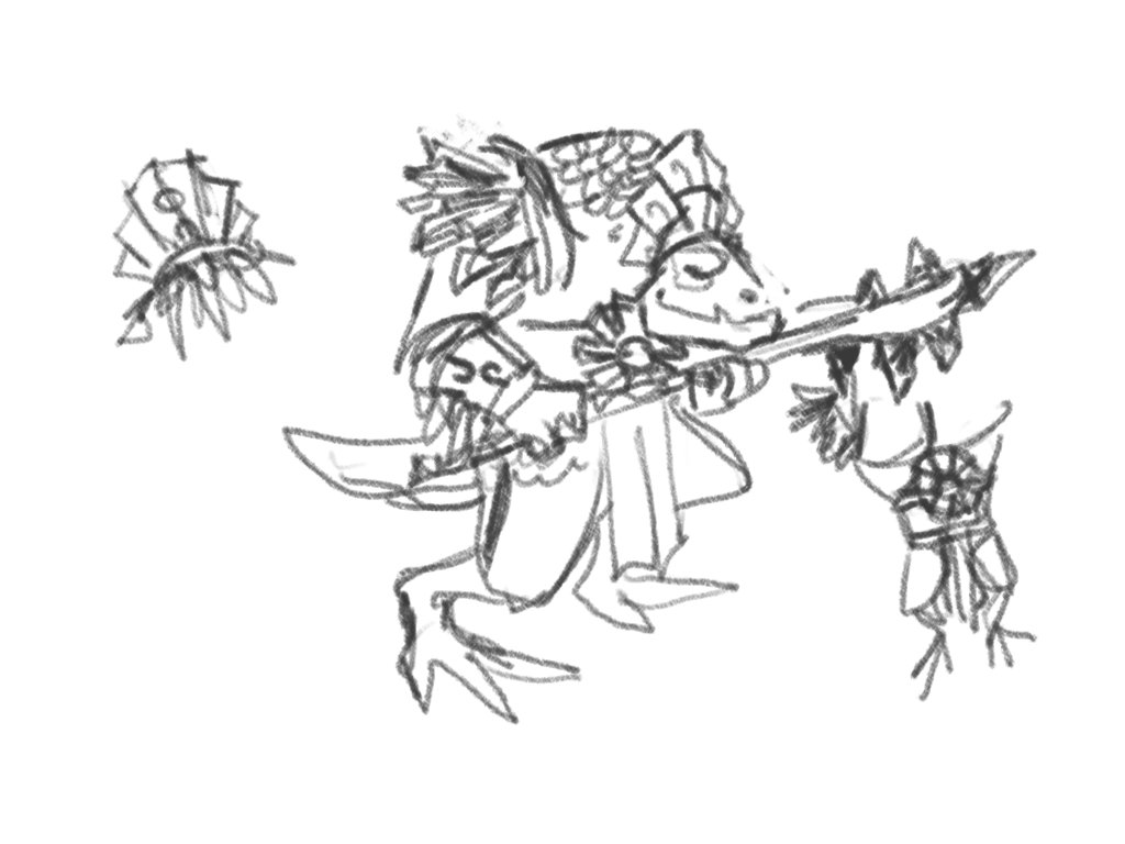 A Lizardman warrior