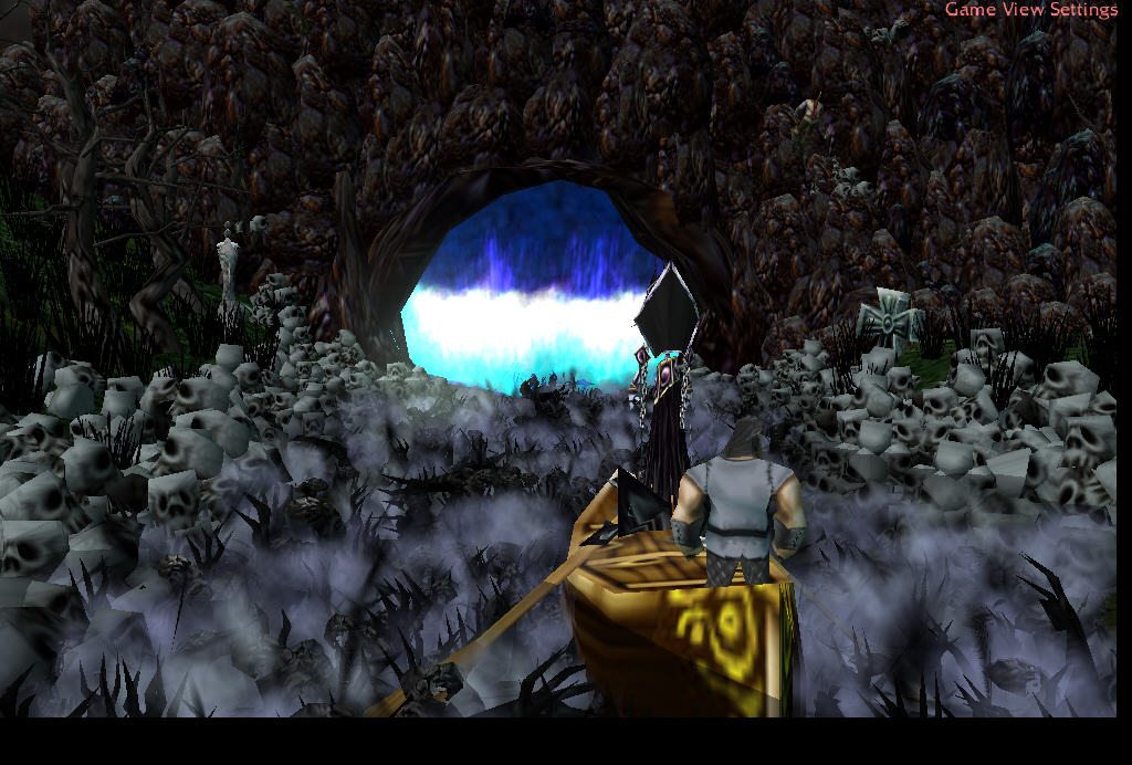 A lovely boat ride on the souls of the fallen, and to eternal pain and misery.