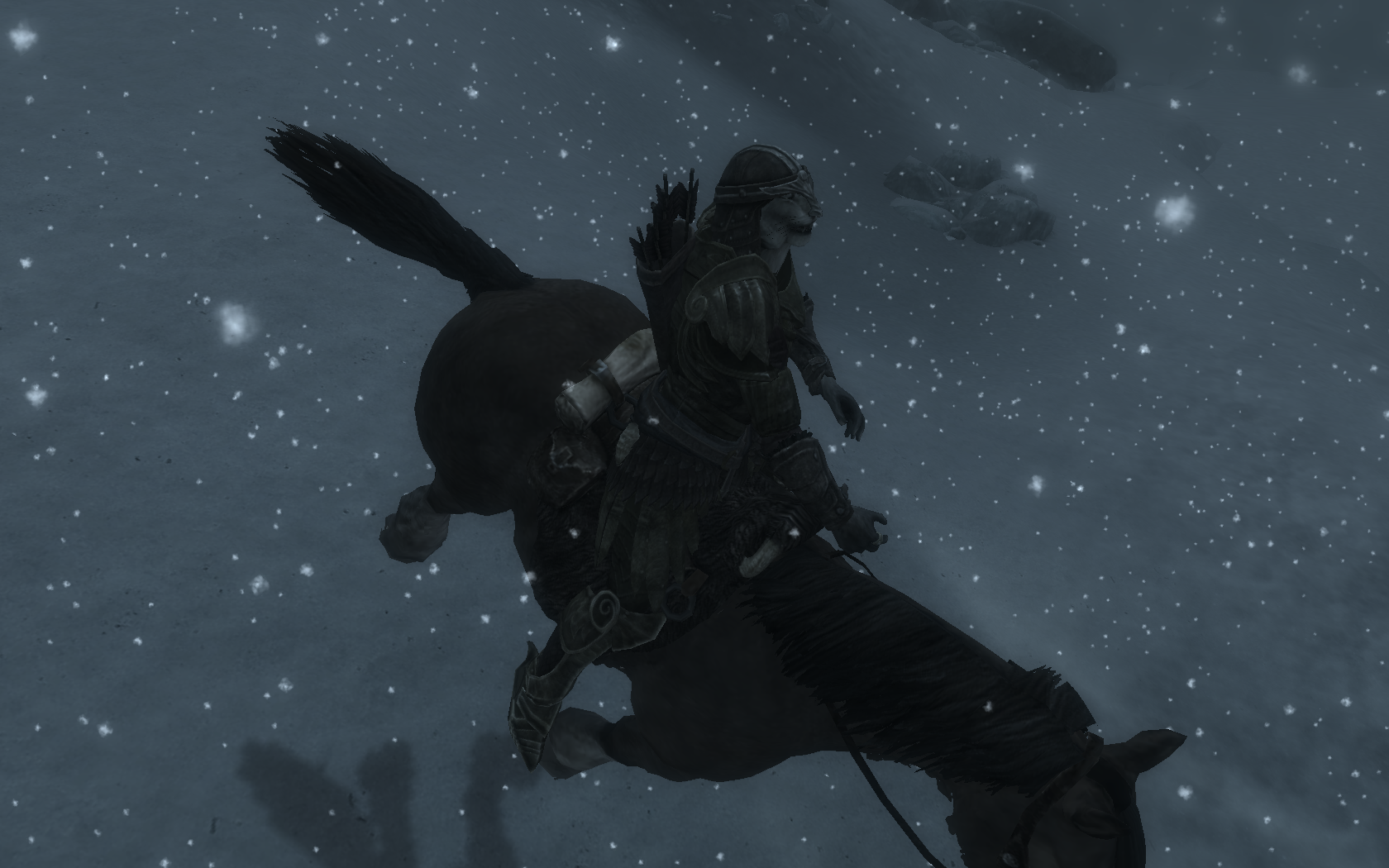 A mishap during my travel to Winterhold.