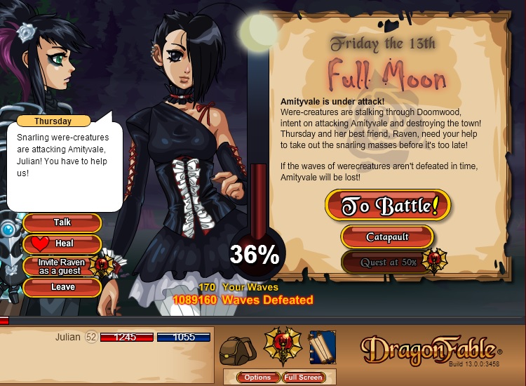A new day dawns... Our allies have made it to 36%, with 14% remaining to reach the special war quest. :)

Personal wave count: 170 (with 0 rare wave