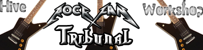 A new logo for the Rock Fan Tribunal.