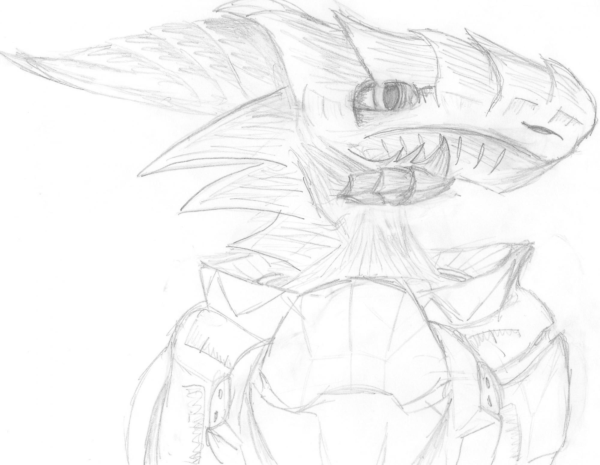 A other alien specimen similar to the Yeilbeines which I created on the Spore the game.