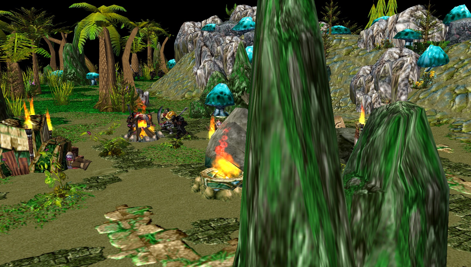 A place where one of the chieftains of the natives is. There will be about 3 chieftains total, along with some in the base.