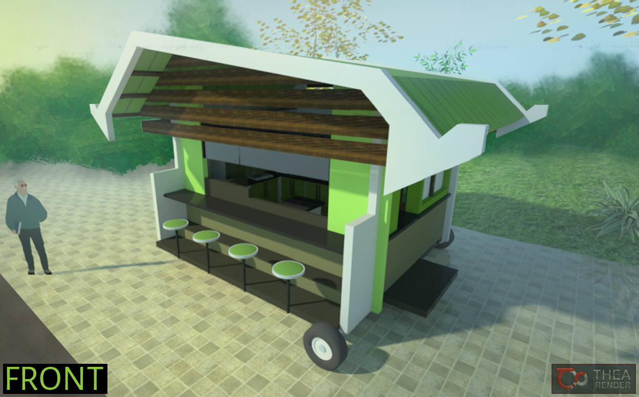 A proposed mobile vegetarian food stand