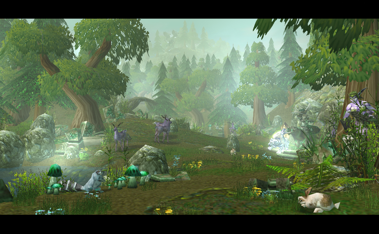 A section of Ashenvale Forest.