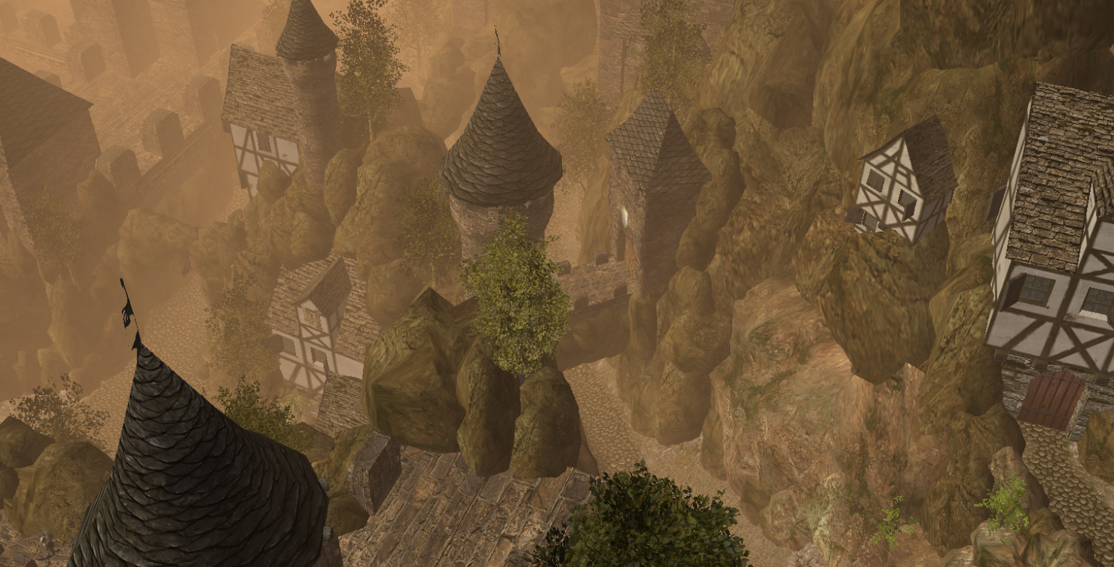 A shot of Stonehaven from the inside.