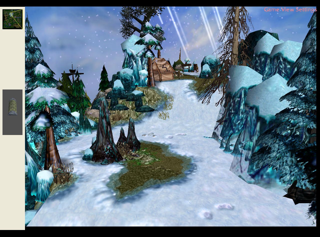 A showy mountain, near the villager, a bit more east of the village. Some silver ore maybe. 2-3 quests too.