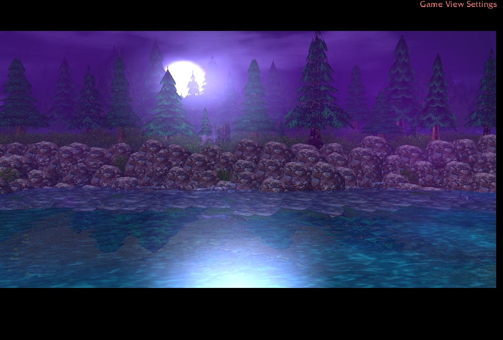 A simple night, on a tranquil lake, you can see the reflections in the water.