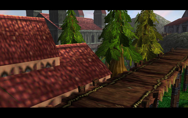 A small town.