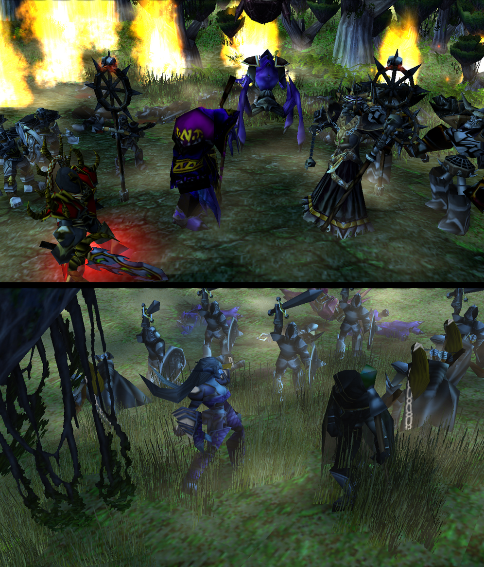 "A Temporary setback" 

Part 1
On the chaos side of the battlefield. 
Herald: This is going wrong, casualties are bigger then expected.
Makral: A