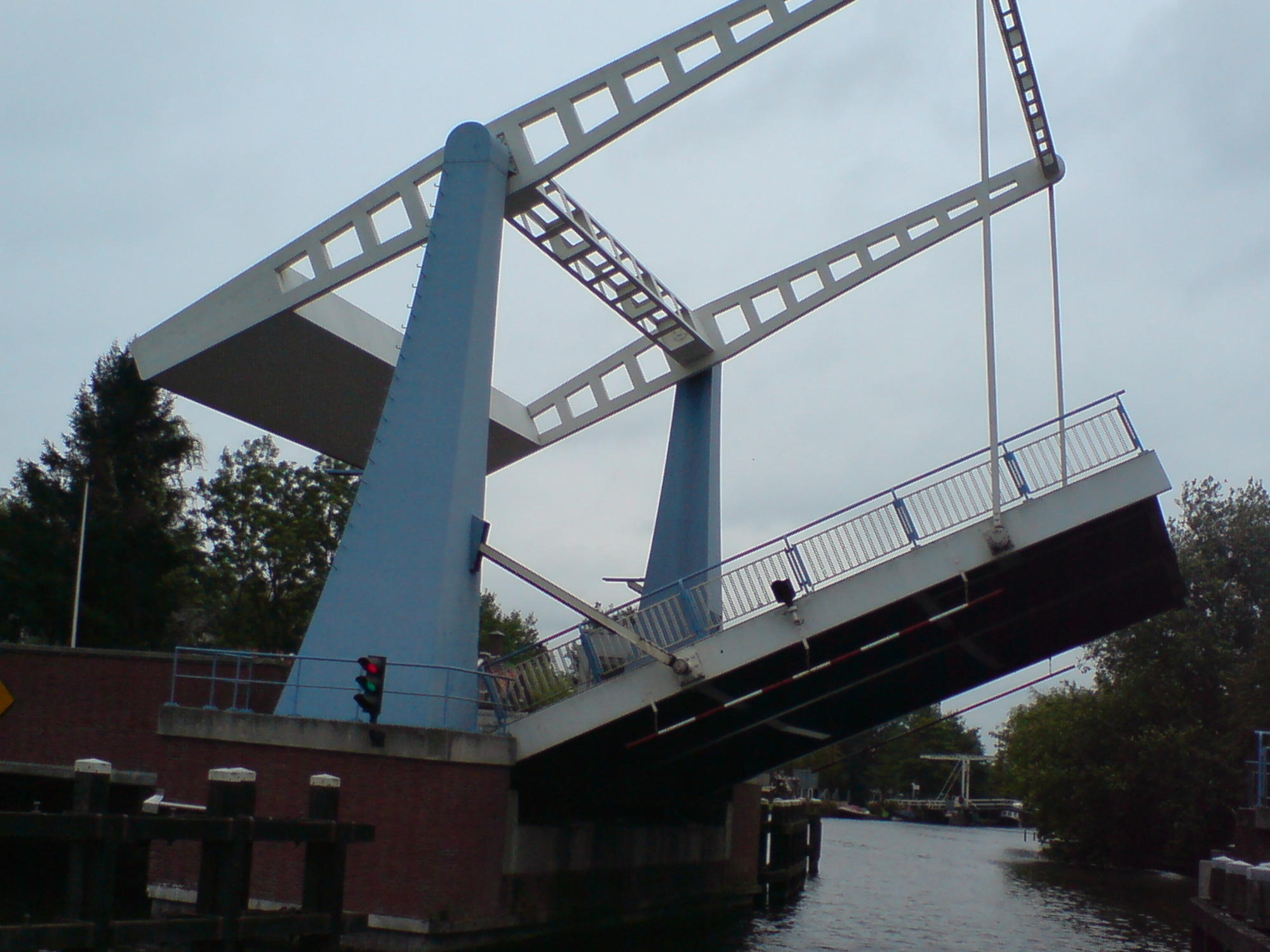 A typical bascule bridge.