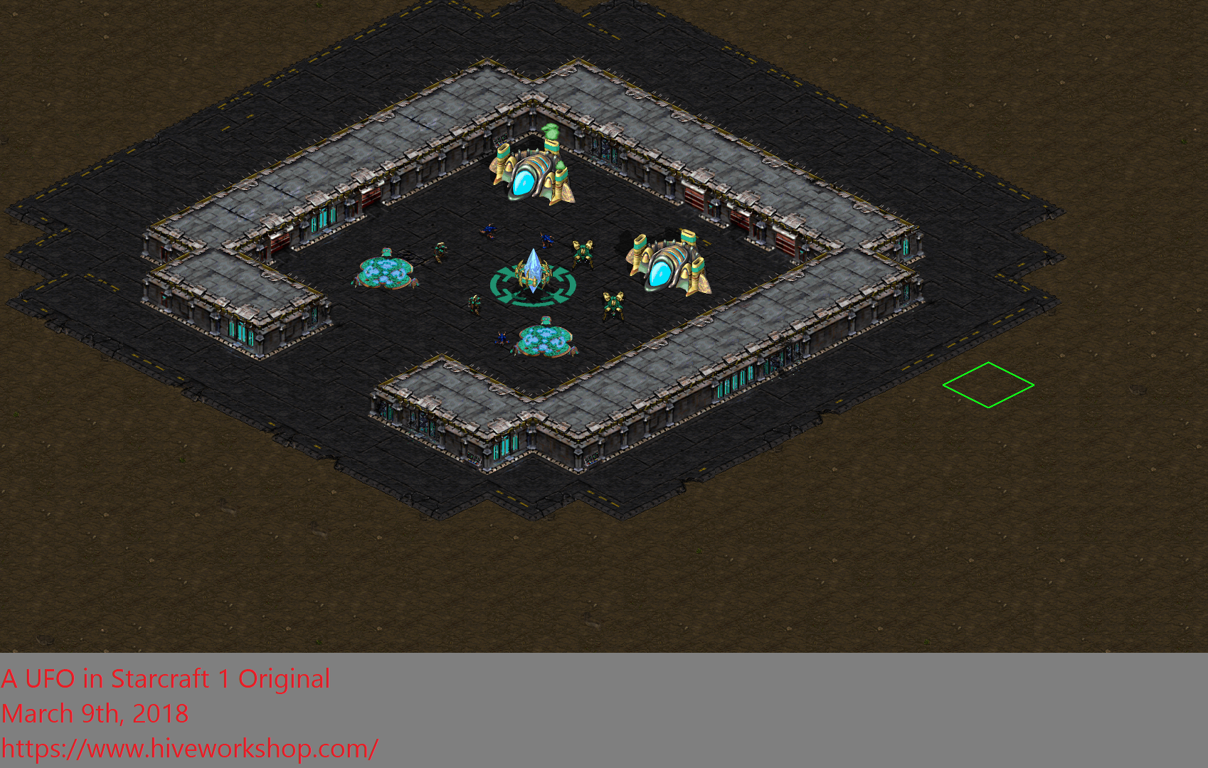 A UFO in Starcraft 1 Original (March 9th, 2018)