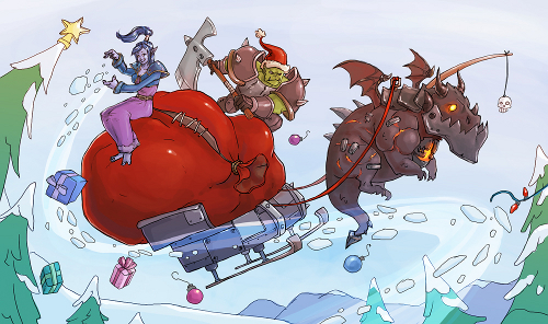 a very blizzard christmas by merlemage d35lt9x