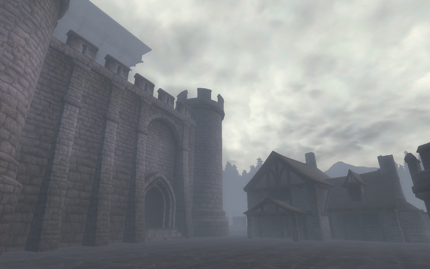 A view of the towns castle.