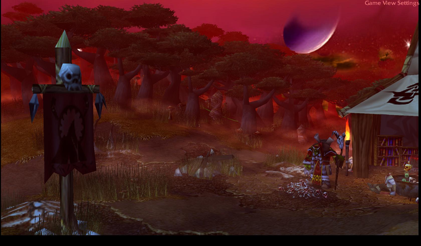 A Warlock has infected the deserty Barrens with his vile fel energys....