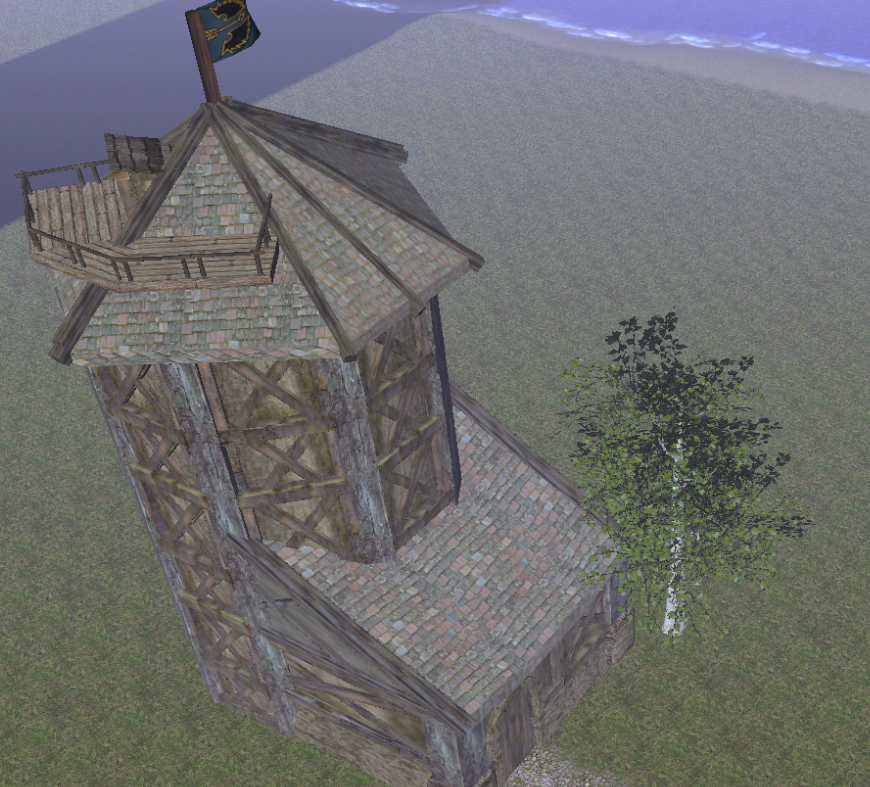 A watch tower that I recently created that will be enterable.
