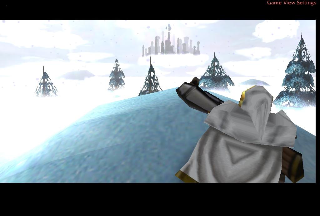 A weary traveler makes it to the top of the mountain, and discovers something quite interesting...