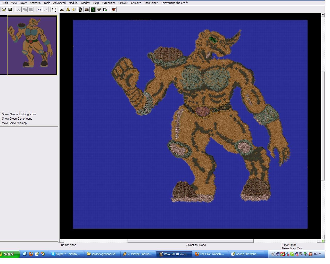 A weird terrain I made on a wankless day...
