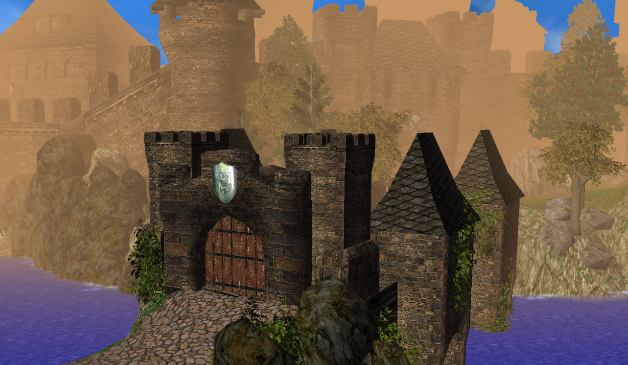 A wide shot of the entrance to Stonehaven. The most protected city in all of Milian carved into the Callienth Mountains.