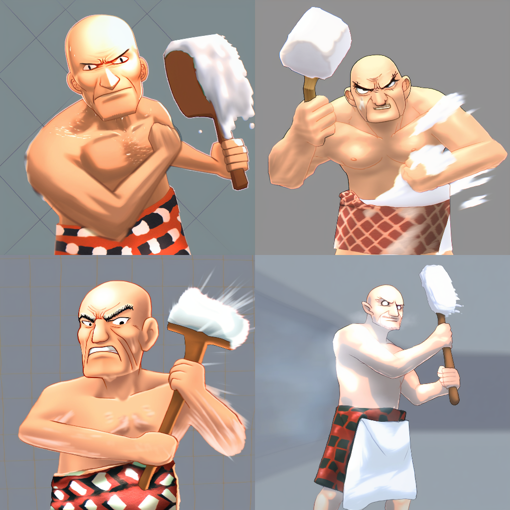 a_bald_man_in_a_bath_towel_stupid_face_brow_ridges.png