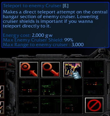Ability Teleport to enemy cruiser.

Added in 0.92