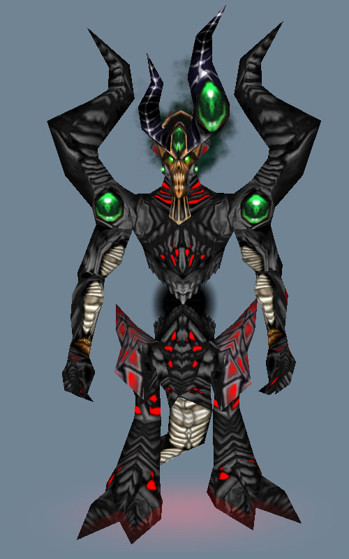 Abyssal Devil
Abyssal Devil is a gate keeper of Outland, actually he is the gate himself.
He can open the gate between Outland to any world he came