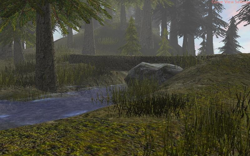 Across teh river and through the woods...