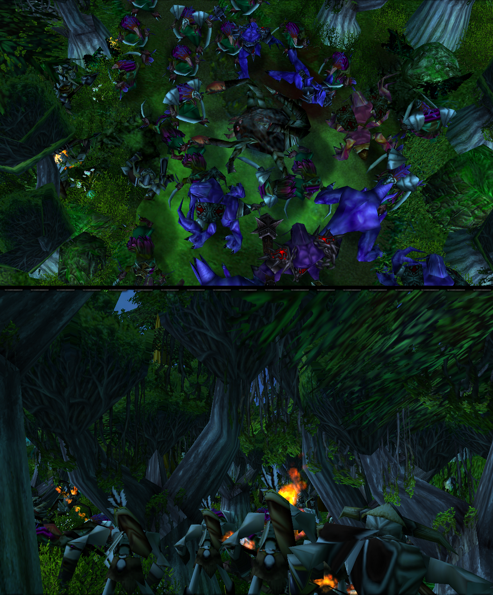 "add title here"

The forest became a battlefield. Faceless attacked grouse forces with great might. Grouse tried to use guerrilla tactics but were