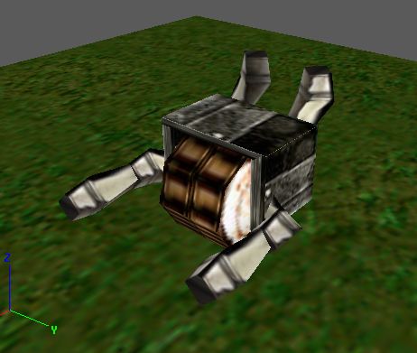 Added an exhaust and a body