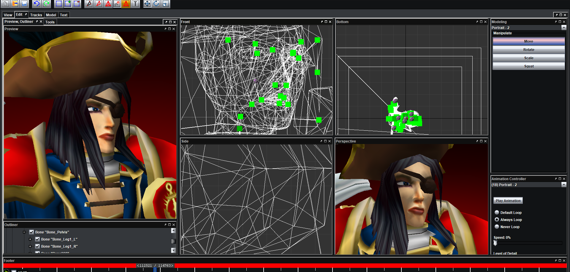Adding new facial details...