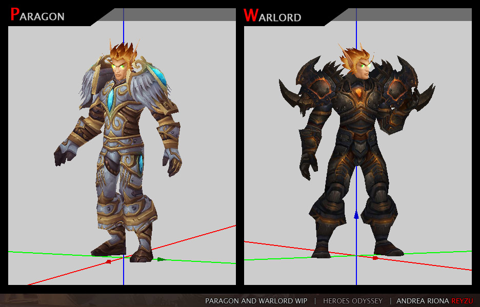 Advance Rebirth Class: Paragon and Warlord base WIP
