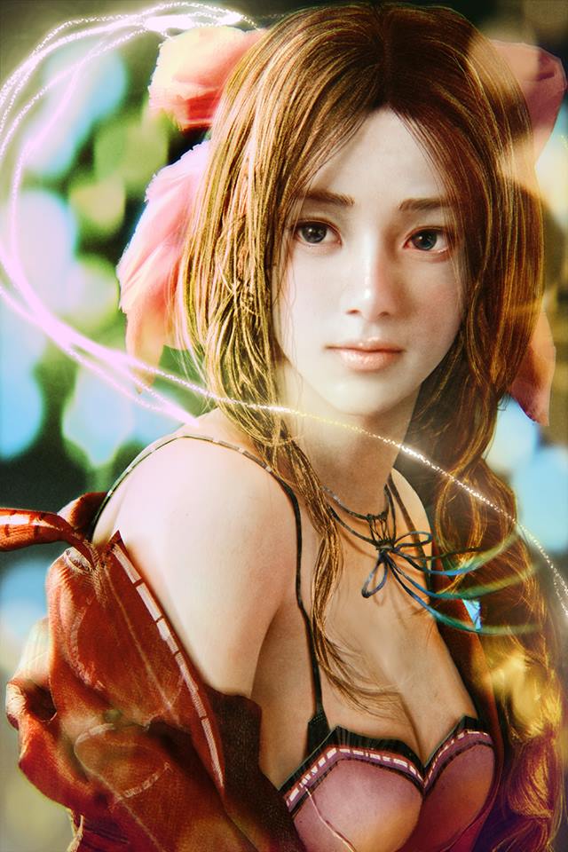 Aerith from Final Fantasy 7
Created by Ryan Tien