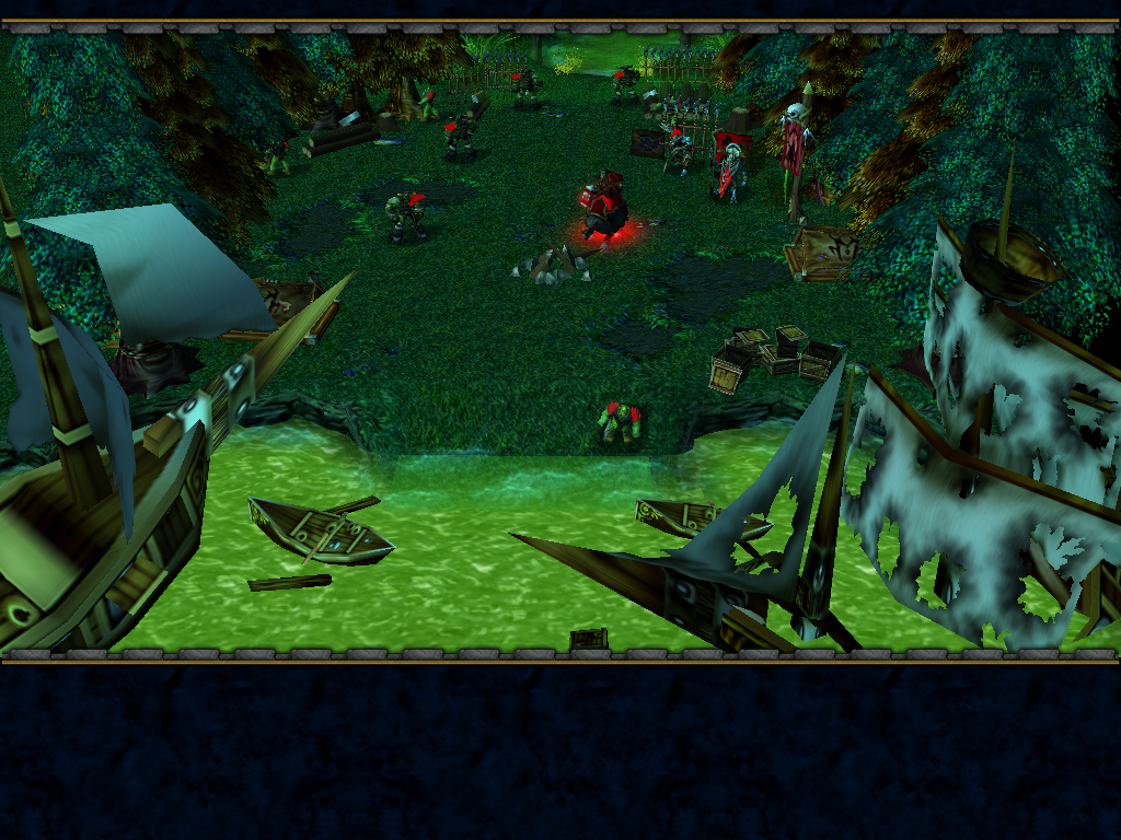 After Draenors destruction many orcs have fled to other lands..
These orcs you see here have fleed to Felwood.