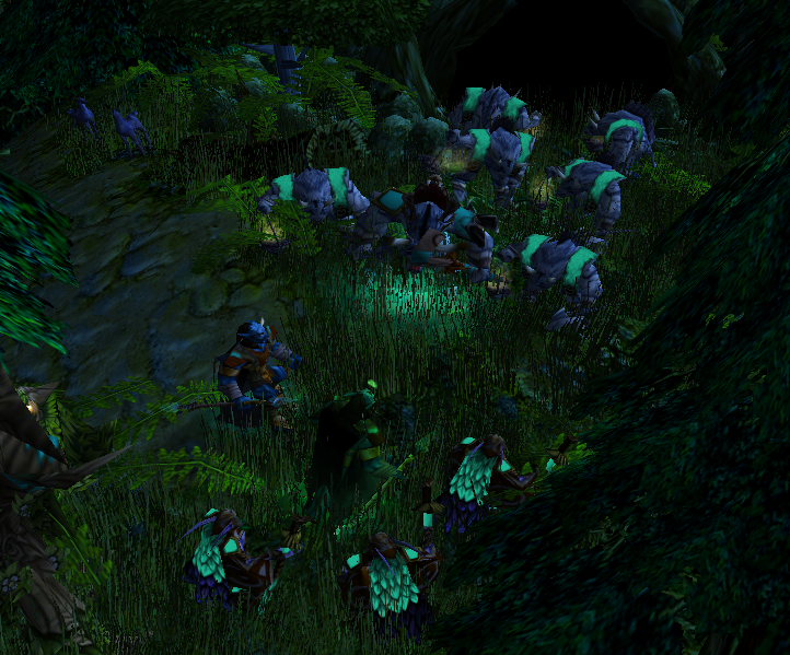 After following Silly Lil Ant's map, Dragram and his forces came to a cave. On the map, this place was marked with a small icon and next to the icon w