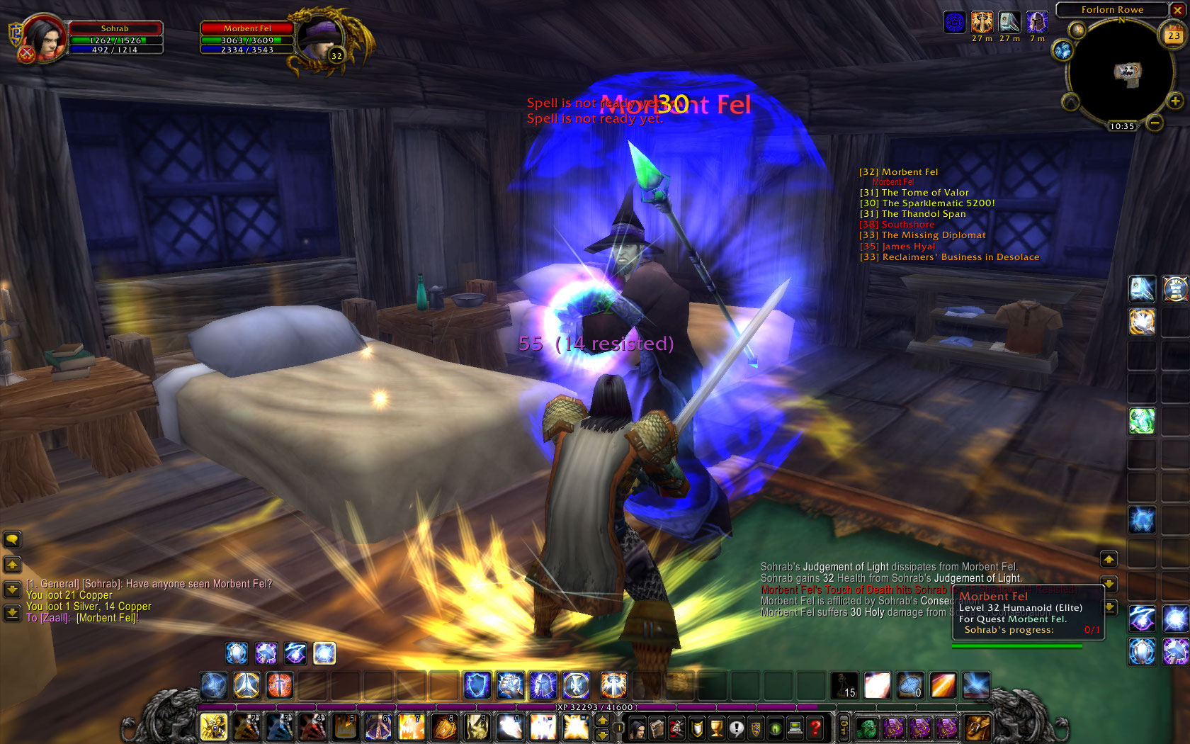 Again 1 year ago, killing Morbent Fel when he was Elite, forgot to weaken him.