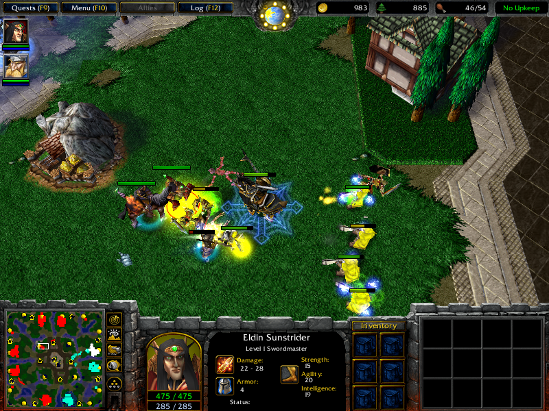 Ai attcking a gols mine