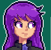 Akward Purple Gal