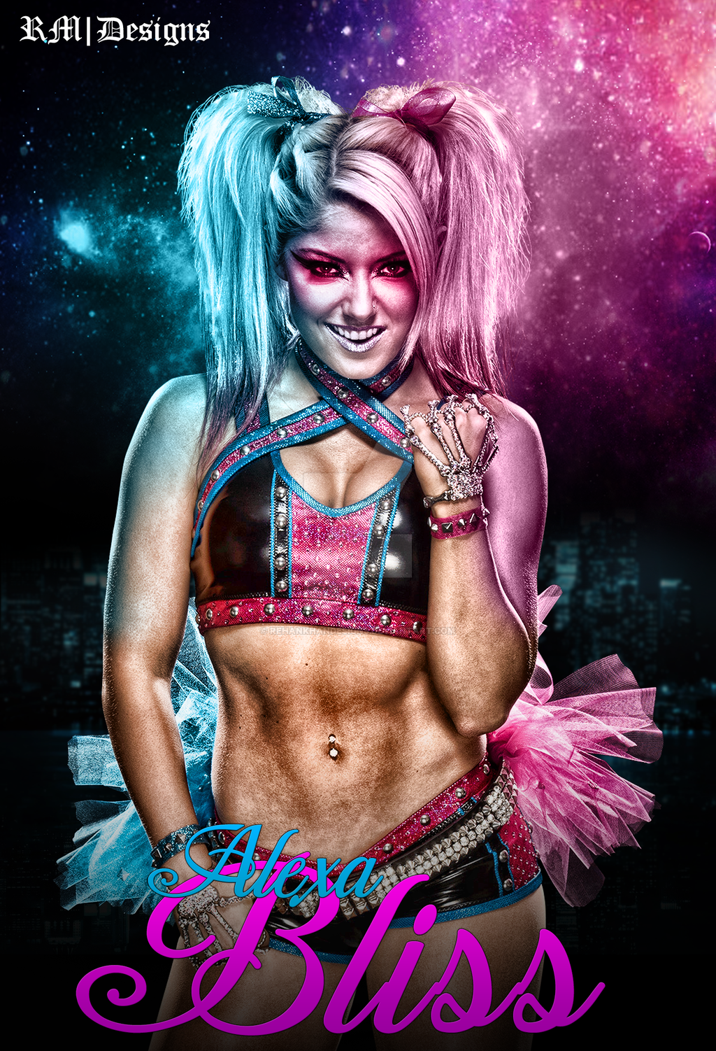 Alexabliss poster bydamxjfw