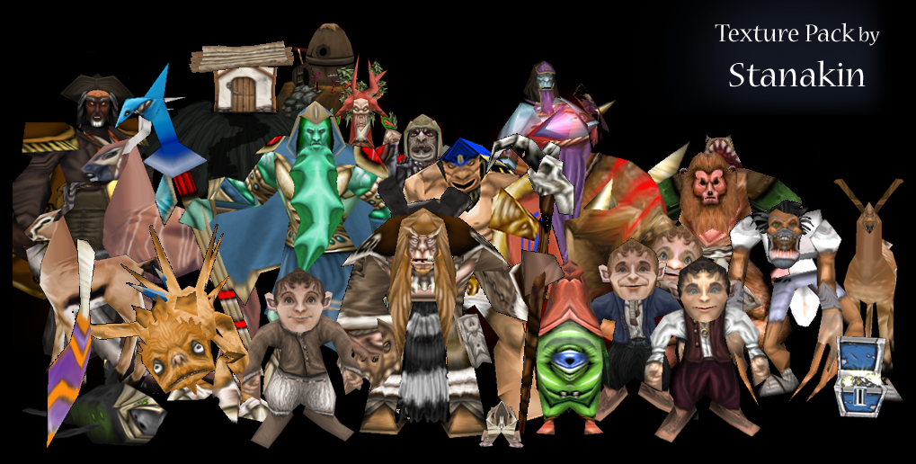 All of my completed textures.