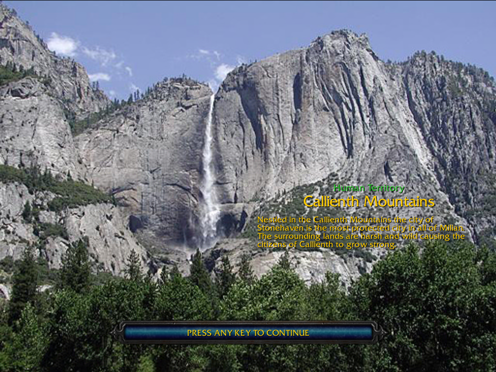 An example of a custom loading screen after selecting to travel to another map.