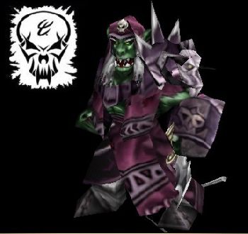 An Orcish Warlock made by T.J.