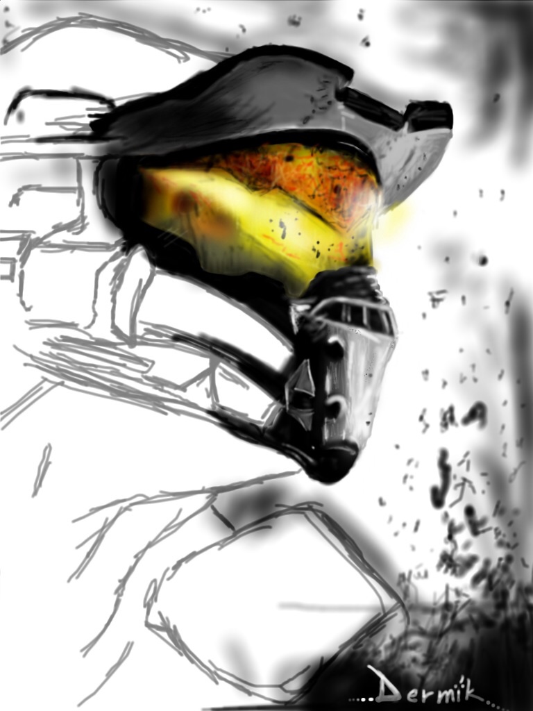 An unfinished masterchief