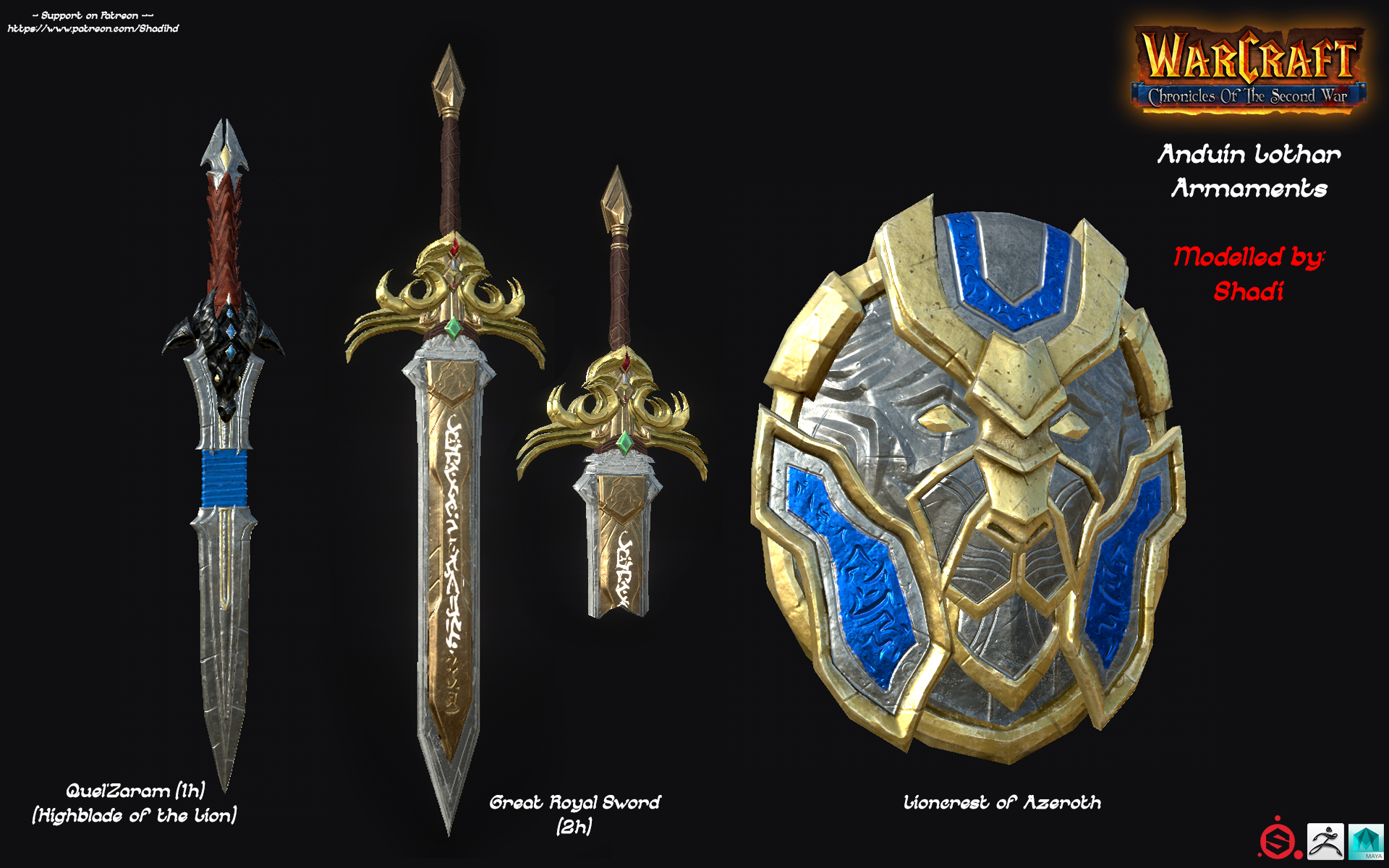 Anduin Lothar's Armaments