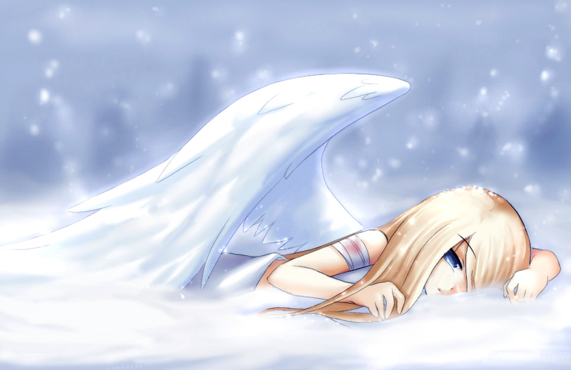 angel in snow ^^
