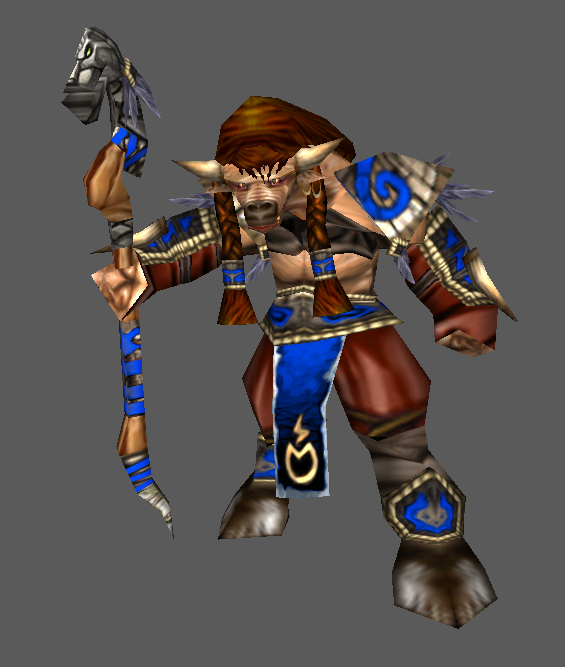 Another version of female tauren but it was made years ago...