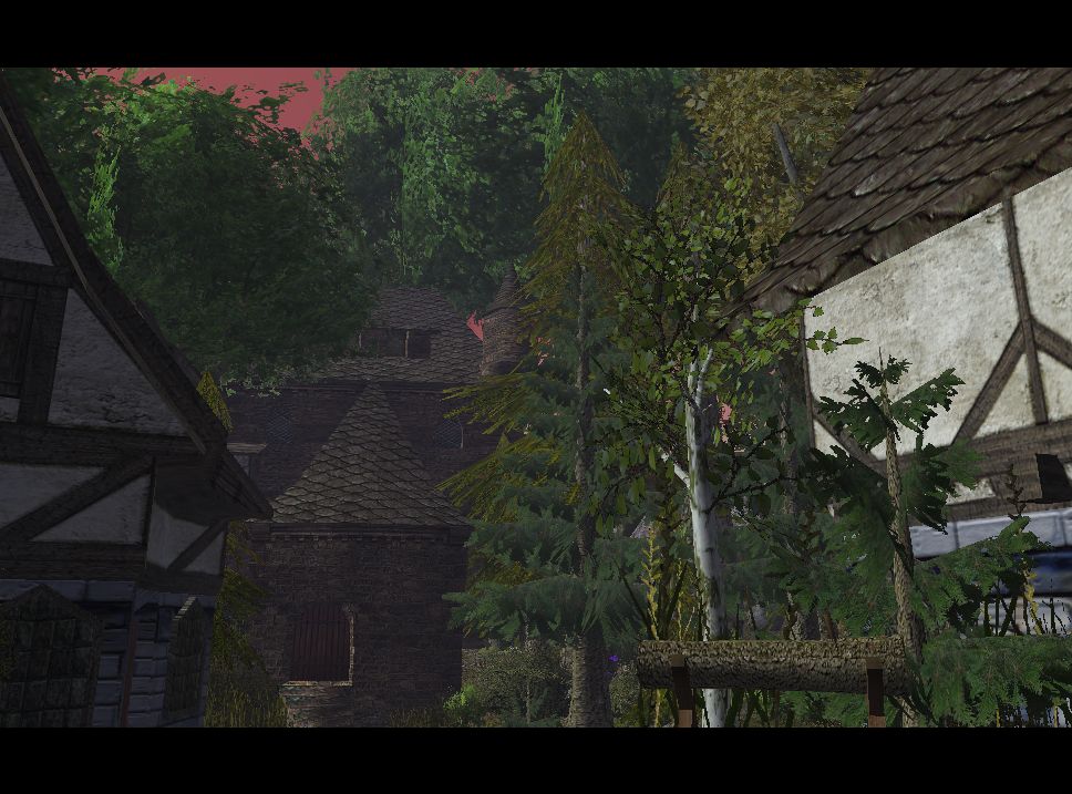 Another view of the cute village.
This is a perfect example of how beautiful the forest is that surrounds this village.