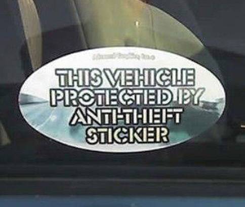 Antitheft Sticker